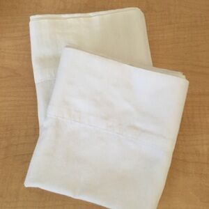 LP 100% Cotton White Striped Pillowcases Standard Set of 2 | Home by Target